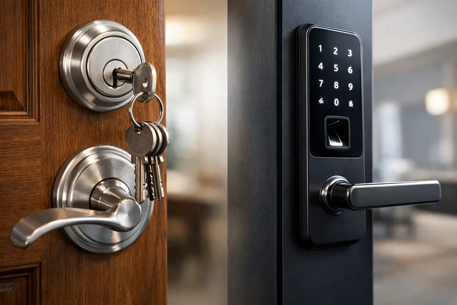Mechanical vs Electronic Locks